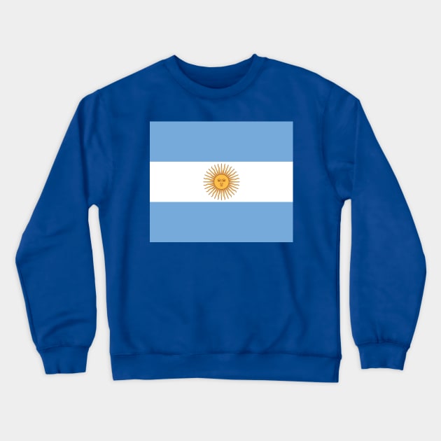 Argentina flag Crewneck Sweatshirt by flag for all